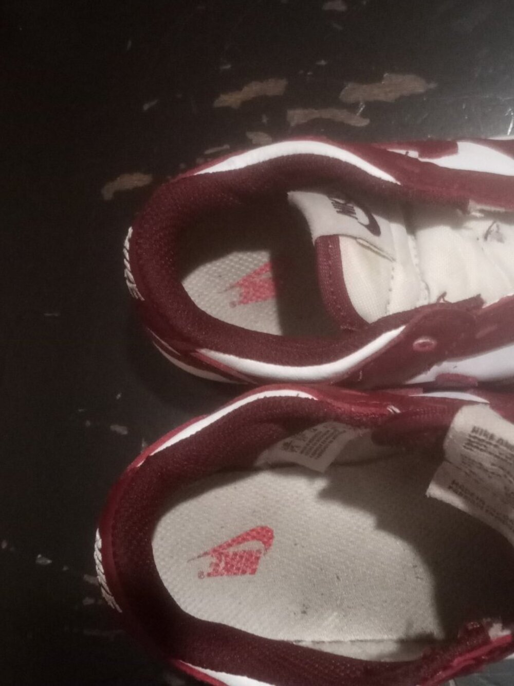 Nike Dunk Low White Redwood TD Toddler FB9107-115 8C Retro Authentic Sneakers - Picture 12 of 13